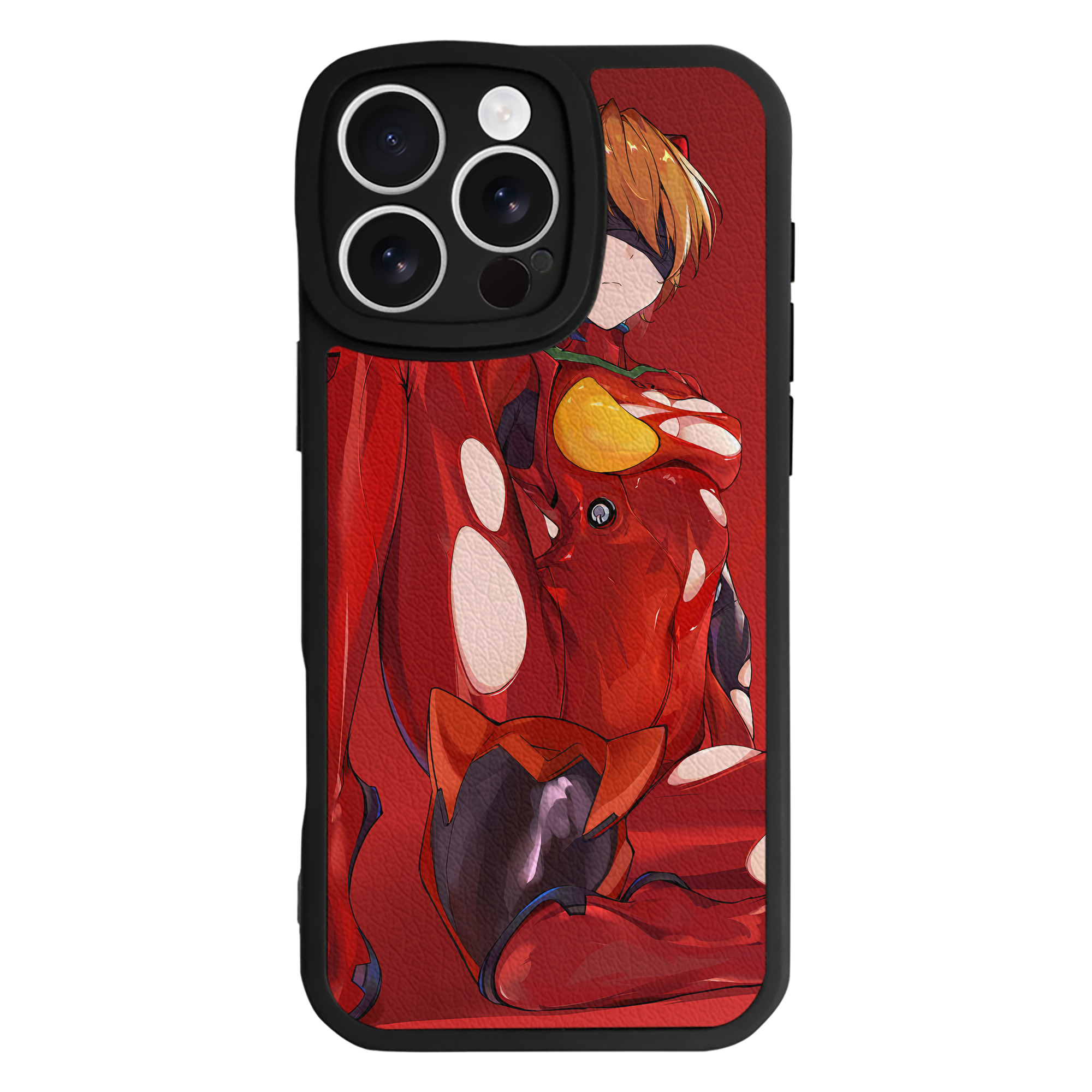 （画像用） EVA 新世紀エヴァンゲリオン 【iPhone 16シリーズ対応】シリコンスマホケース（レザー調） 材質：シリコン